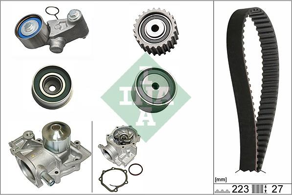 INA 530 0426 30 - Водяний насос + комплект зубчатого ременя autozip.com.ua