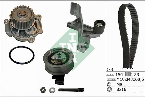 INA 530 0546 31 - Водяний насос + комплект зубчатого ременя autozip.com.ua