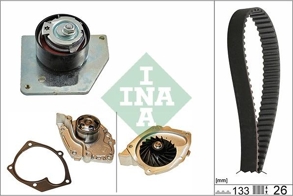 INA 530 0579 30 - Водяний насос + комплект зубчатого ременя autozip.com.ua