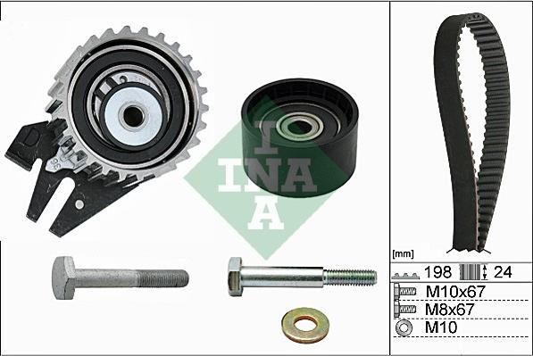 INA 530 0626 10 - Комплект ременя ГРМ autozip.com.ua