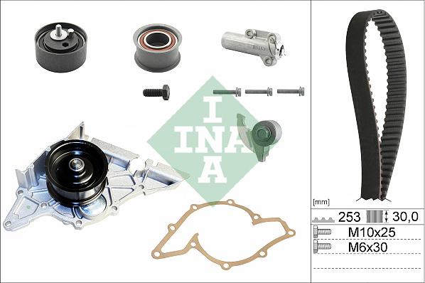 INA 530 0179 33 - Водяний насос + комплект зубчатого ременя autozip.com.ua