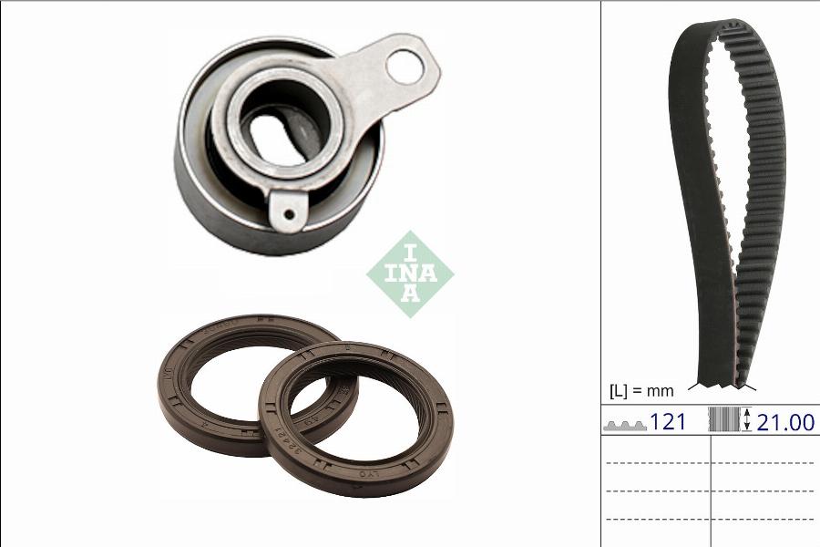 INA 530 0874 10 - Комплект ременя ГРМ autozip.com.ua