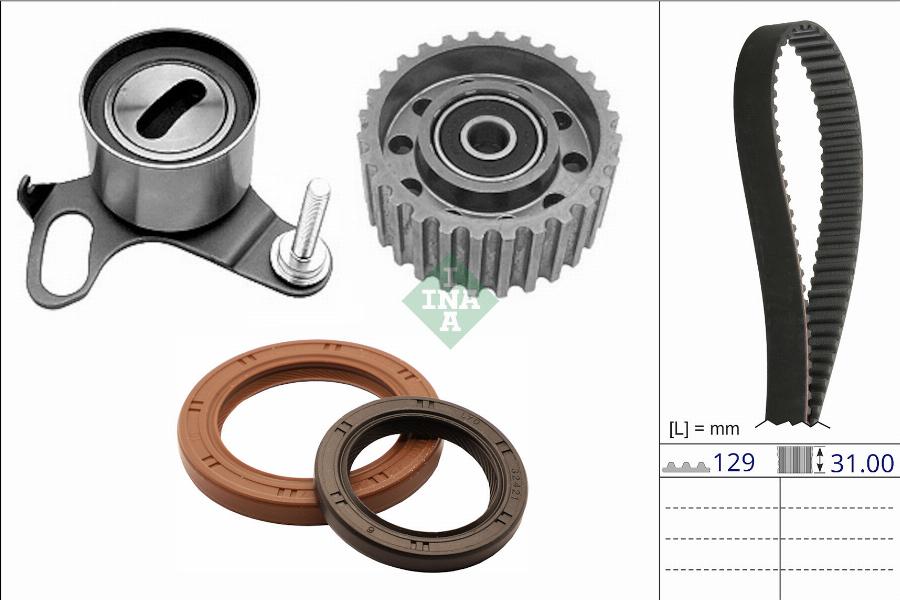 INA 530 0872 10 - Комплект ременя ГРМ autozip.com.ua