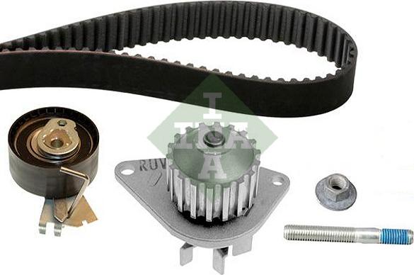INA 530 0334 30 - Водяний насос + комплект зубчатого ременя autozip.com.ua
