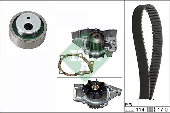 INA 530 0258 31 - Водяний насос + комплект зубчатого ременя autozip.com.ua