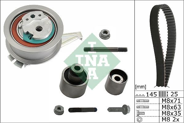 INA 530 0759 10 - Комплект ременя ГРМ autozip.com.ua