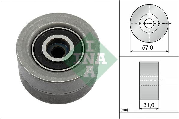 INA 532099210 - Паразитний / Провідний ролик, зубчастий ремінь autozip.com.ua