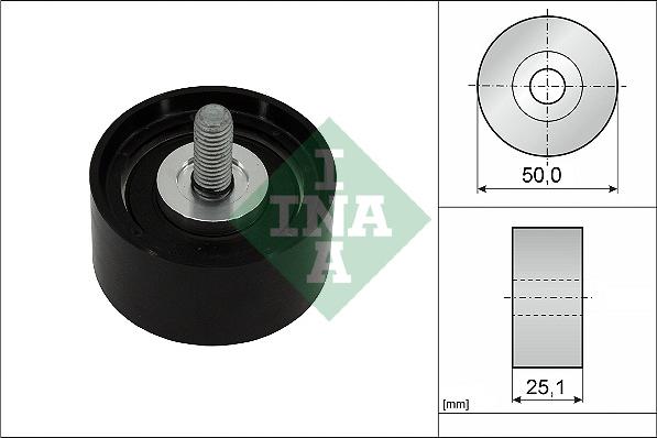 INA 532 0927 10 - Паразитний / Провідний ролик, зубчастий ремінь autozip.com.ua