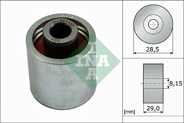 INA 532 0310 10 - Паразитний / Провідний ролик, зубчастий ремінь autozip.com.ua