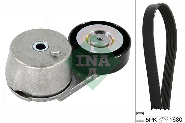 INA 529 0409 10 - Поликлиновий ремінний комплект autozip.com.ua