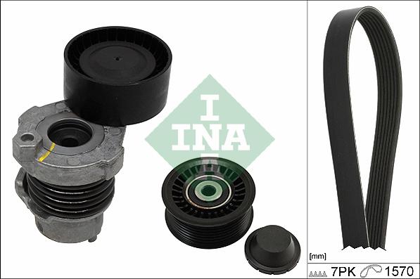 INA 529 0187 10 - Поликлиновий ремінний комплект autozip.com.ua