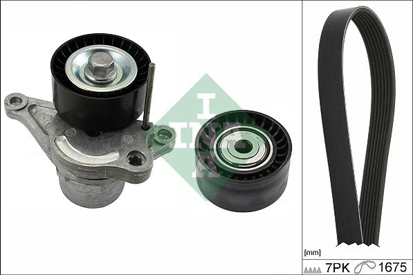 INA 529 0355 10 - Поликлиновий ремінний комплект autozip.com.ua