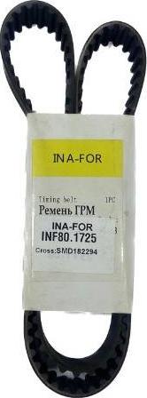INA-FOR INF80.1725 - Ремінь ГРМ autozip.com.ua