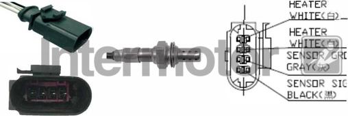 INTERMOTOR 64994 - Лямбда-зонд, датчик кисню autozip.com.ua