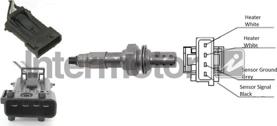 INTERMOTOR 64475 - Лямбда-зонд, датчик кисню autozip.com.ua