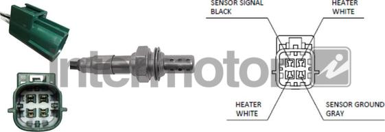 INTERMOTOR 64553 - Лямбда-зонд, датчик кисню autozip.com.ua