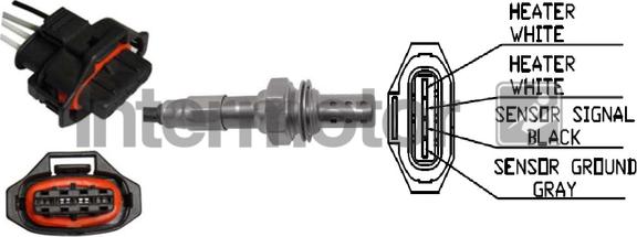 INTERMOTOR 64683 - Лямбда-зонд, датчик кисню autozip.com.ua