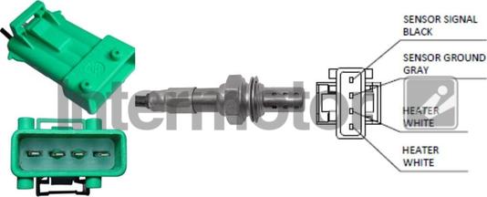 INTERMOTOR 64115 - Лямбда-зонд, датчик кисню autozip.com.ua
