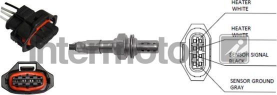 INTERMOTOR 64293 - Лямбда-зонд, датчик кисню autozip.com.ua