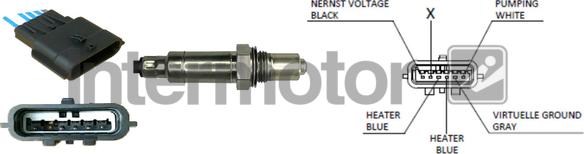 INTERMOTOR 65160 - Лямбда-зонд, датчик кисню autozip.com.ua