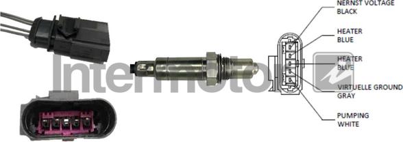 INTERMOTOR 65161 - Лямбда-зонд, датчик кисню autozip.com.ua