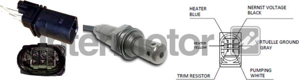 INTERMOTOR 65134 - Лямбда-зонд, датчик кисню autozip.com.ua