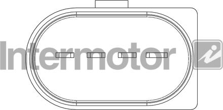 INTERMOTOR 19489 - Датчик потоку, маси повітря autozip.com.ua