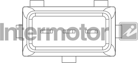 INTERMOTOR 19645 - Датчик потоку, маси повітря autozip.com.ua