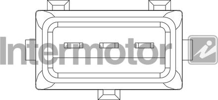 INTERMOTOR 19475 - Датчик потоку, маси повітря autozip.com.ua