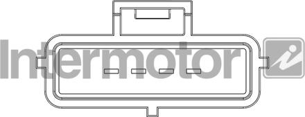 INTERMOTOR 19624 - Датчик потоку, маси повітря autozip.com.ua