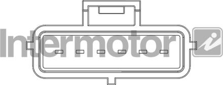 INTERMOTOR 19628 - Датчик потоку, маси повітря autozip.com.ua