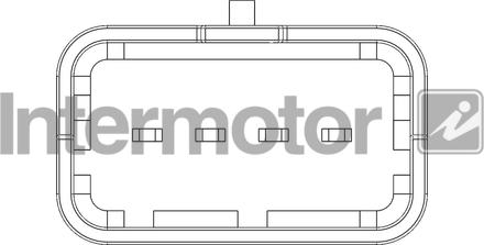 INTERMOTOR 19363 - Датчик потоку, маси повітря autozip.com.ua