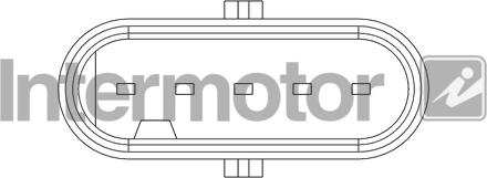 INTERMOTOR 19381 - Датчик потоку, маси повітря autozip.com.ua