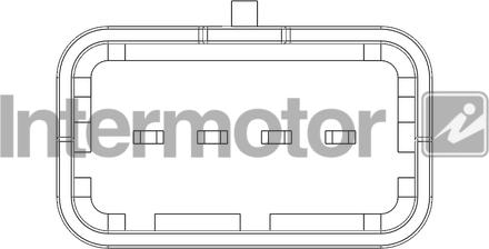 INTERMOTOR 19370 - Датчик потоку, маси повітря autozip.com.ua