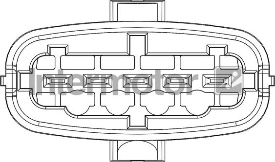 INTERMOTOR 19818-M - Датчик потоку, маси повітря autozip.com.ua