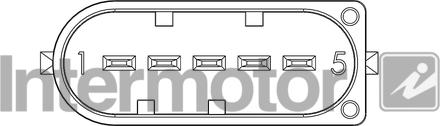 INTERMOTOR 19705-M - Датчик потоку, маси повітря autozip.com.ua