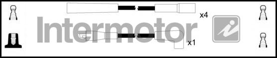 INTERMOTOR 83064 - Комплект проводів запалювання autozip.com.ua