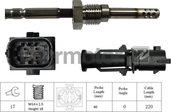 INTERMOTOR 27047 - Датчик, температура вихлопних газів autozip.com.ua