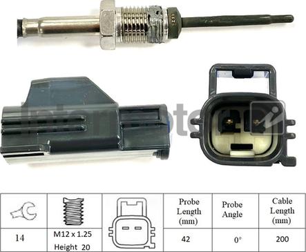 INTERMOTOR 27031 - Датчик, температура вихлопних газів autozip.com.ua