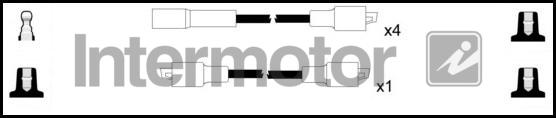 INTERMOTOR 76046 - Комплект проводів запалювання autozip.com.ua