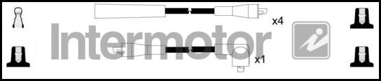 INTERMOTOR 76006 - Комплект проводів запалювання autozip.com.ua