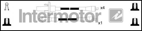 INTERMOTOR 76032 - Комплект проводів запалювання autozip.com.ua