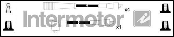 INTERMOTOR 76027 - Комплект проводів запалювання autozip.com.ua