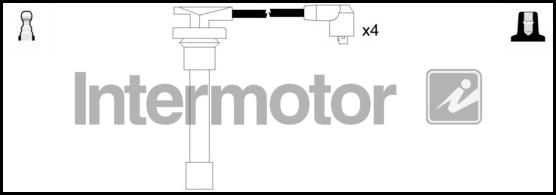 INTERMOTOR 76201 - Комплект проводів запалювання autozip.com.ua