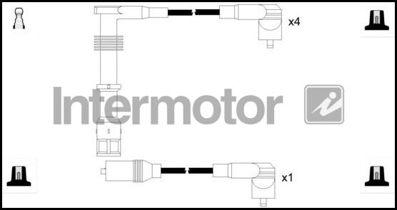INTERMOTOR 76184 - Комплект проводів запалювання autozip.com.ua
