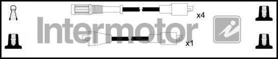 INTERMOTOR 76131 - Комплект проводів запалювання autozip.com.ua