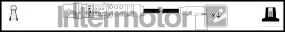INTERMOTOR 76369 - Комплект проводів запалювання autozip.com.ua