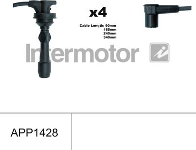 INTERMOTOR 76390 - Комплект проводів запалювання autozip.com.ua