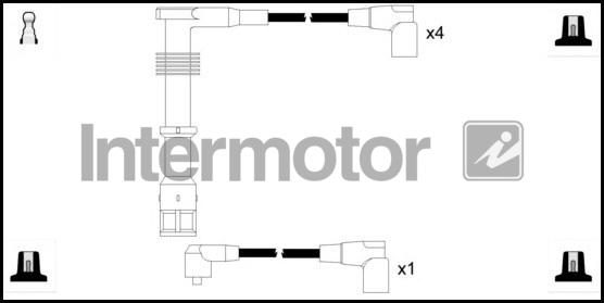 INTERMOTOR 76346 - Комплект проводів запалювання autozip.com.ua
