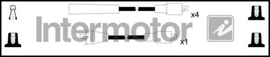 INTERMOTOR 76350 - Комплект проводів запалювання autozip.com.ua